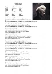 English Worksheet: Emeli Sande My Kind Of Love