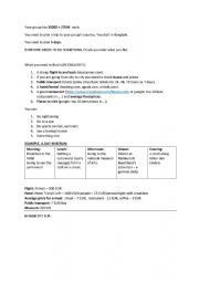 English Worksheet: Trip planning webquest