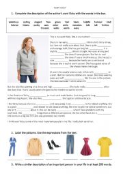 English Worksheet: Aunt Vicky