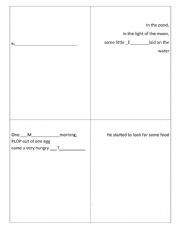 English Worksheet: A very hungry frog