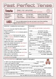 English Worksheet: PAST PERFECT Revision