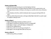 English Worksheet: Hogwarts Map and Ch 9-10 of Harry Potter and the Philosophers Stone