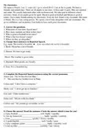 English Worksheet: My classmates