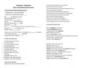 English Worksheet: Song rockabye  baby 