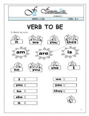 English Worksheet Basic Level