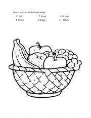 English Worksheet: colouring fun page activities