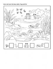 Pond animals