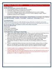 personal narrative essay lesson plans