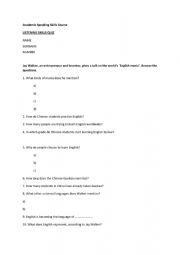 English Worksheet: Watching a TEDtalk and answering the comprehension questions
