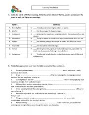 English Worksheet: personality
