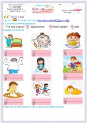 Consolidation 7th form (DAILY ROUTINES)