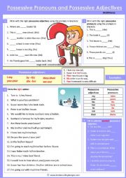 Possessive Adjectives and Possessive Pronouns