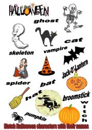Halloween characters
