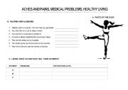 English Worksheet: Health and fitness