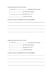 English Worksheet: Revision of present perfect and other subjects
