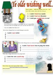 English Worksheet: WISHES