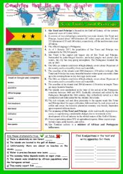 Everything about Sao Tom and Principe (on the Equator).  Reading and/or web-search. + KEY