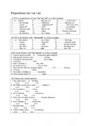 PREPOSITIONS 