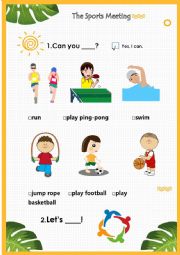 English Worksheet: Making invitations to play sports together