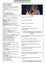 English Worksheet:  