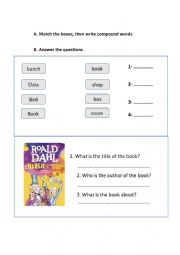 English Worksheet: Compound Nouns 