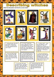 Halloween - Describing witches