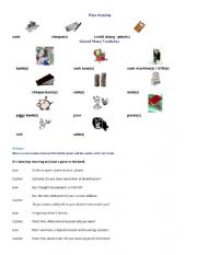 English Worksheet: Ways of paying