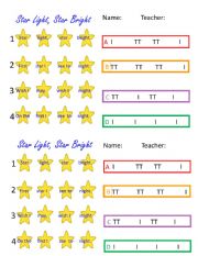 English Worksheet: 