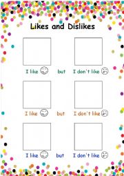 Likes and Dislikes Crafty