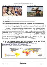 English Worksheet: Child Labour