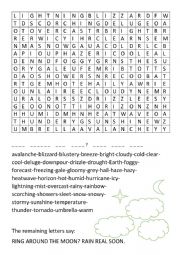 WORDSEARCH: WEATHER
