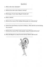 Coco questions worksheet