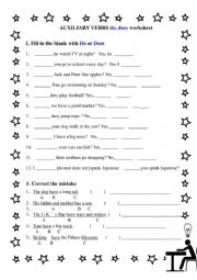 English Worksheet: Auxiliary verbs do-does worksheet 
