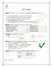 TEST PAPER