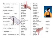 English Worksheet: summer