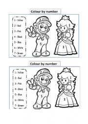 English Worksheet: The colours
