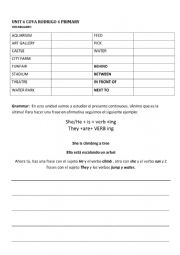 English Worksheet: PRESENT CONTINUOUS AND THE CITY