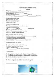 SONG to study futures and countable nouns