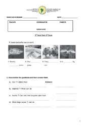 English Worksheet: Term test