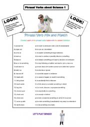 Phrasal Verbs About Science: Part 1