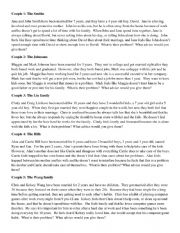 English Worksheet: Marriage Counseling Scenarios