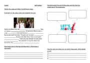 English Worksheet: Lets move 