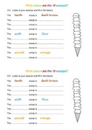 Colours and Ordinal numbers