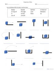 Prepositions of Place assessment