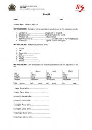 English Worksheet: NELY