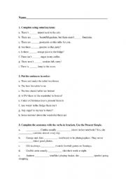 English Worksheet: Mixed tenses