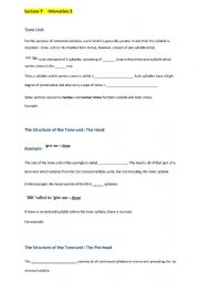 English Worksheet: Intonation