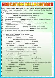 EDUCATION COLLOCATIONS