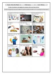 English Worksheet: Pocket money