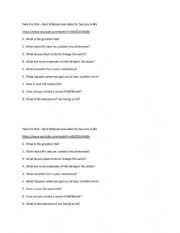 English Worksheet: Take a Risk